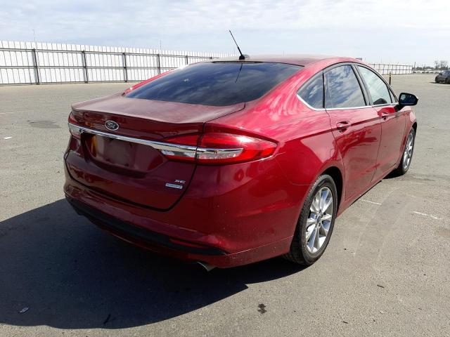 Photo 4 from auction – 2017 FORD FUSION SE with VIN 3FA6P0HD5HR242376