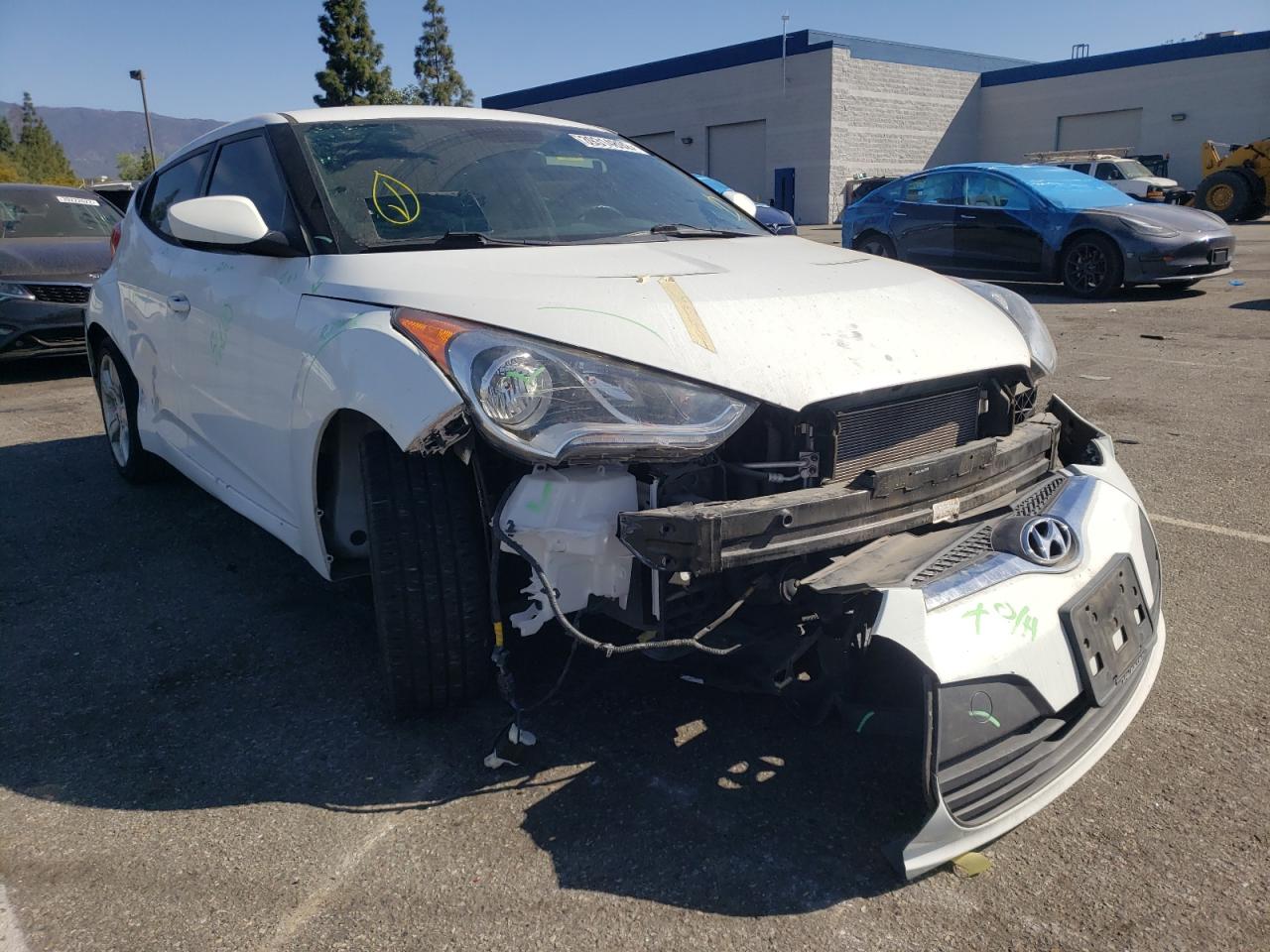 HYUNDAI VELOSTER 2015 with VIN KMHTC6AD2FU224439 - Photo from auction