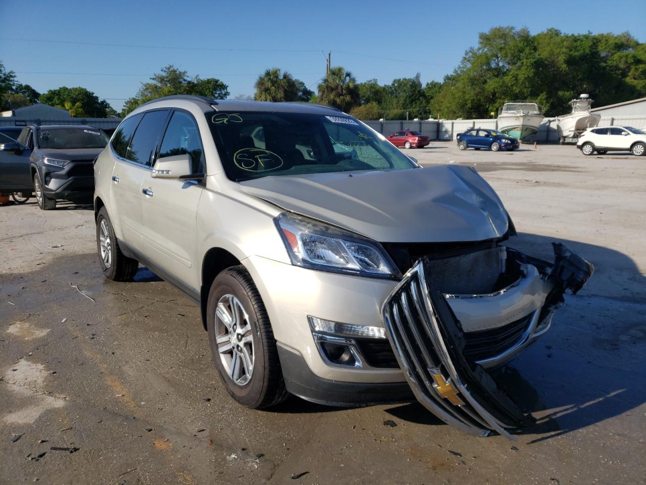 CHEVROLET TRAVERSE L 2016 with VIN 1GNKRHKD4GJ215146 - Photo from auction
