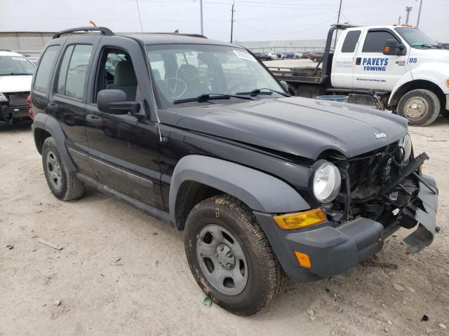 JEEP LIBERTY SP 2007 with VIN 1J4GL48KX7W540704 - Photo from auction