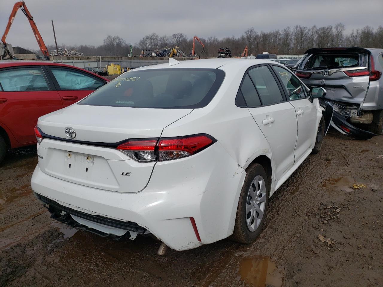 Photo 4 from auction – 2021 TOYOTA COROLLA LE with VIN 5YFEPMAE4MP230543