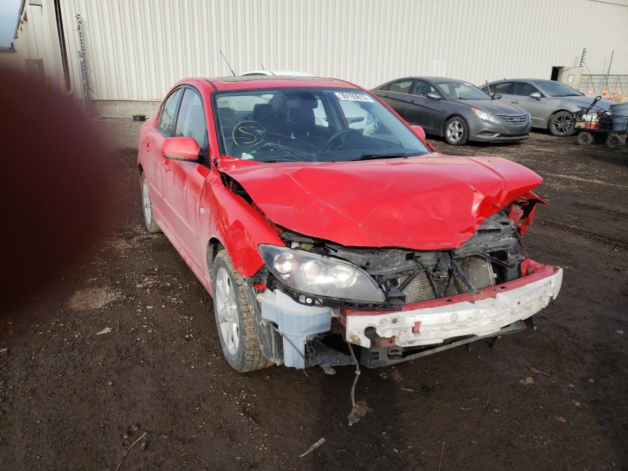 MAZDA 3 S 2008 with VIN JM1BK323281856224 - Photo from auction