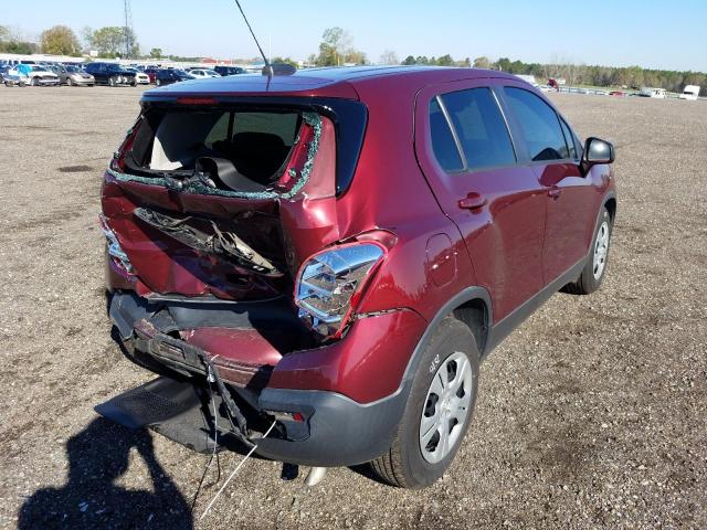 Photo 4 from auction – 2016 CHEVROLET TRAX LS with VIN 3GNCJKSB2GL171471