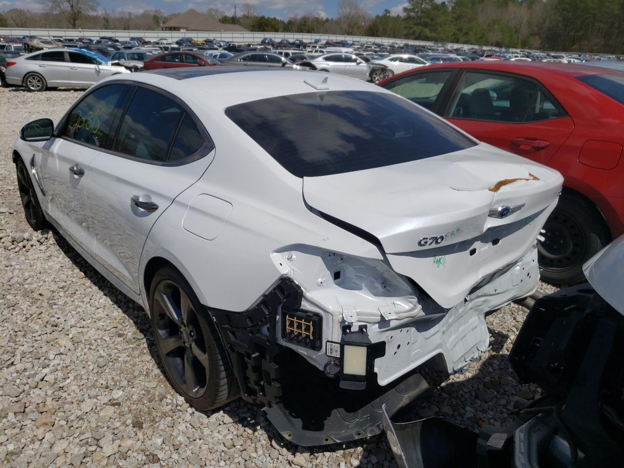 Photo 3 from auction – 2019 GENESIS G70 PRESTI with VIN KMTG44LA7KU033234