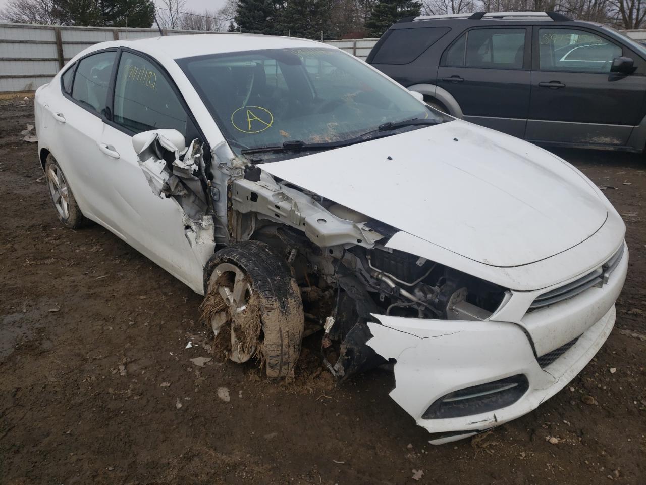 DODGE DART SXT 2015 with VIN 1C3CDFBB7FD301874 - Photo from auction