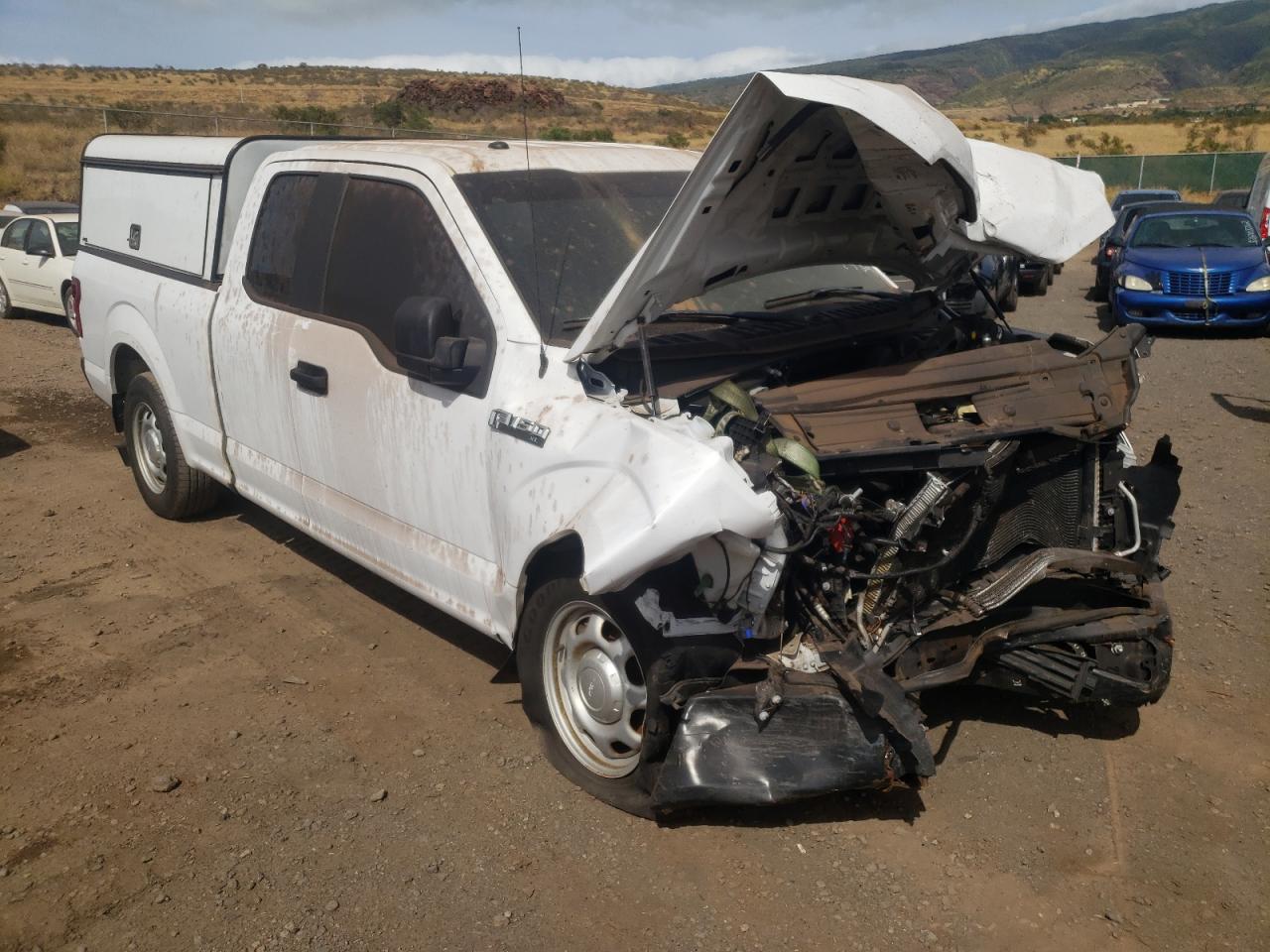 FORD F150 SUPER 2018 with VIN 1FTEX1CB9JKE82185 - Photo from auction