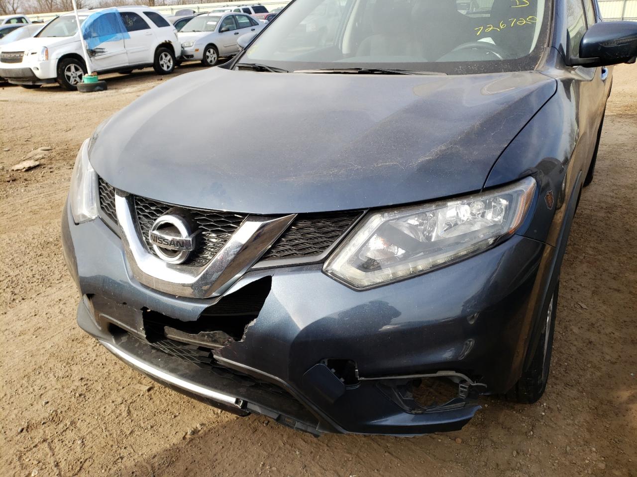 Photo 9 from auction – 2016 NISSAN ROGUE S with VIN KNMAT2MV4GP726720