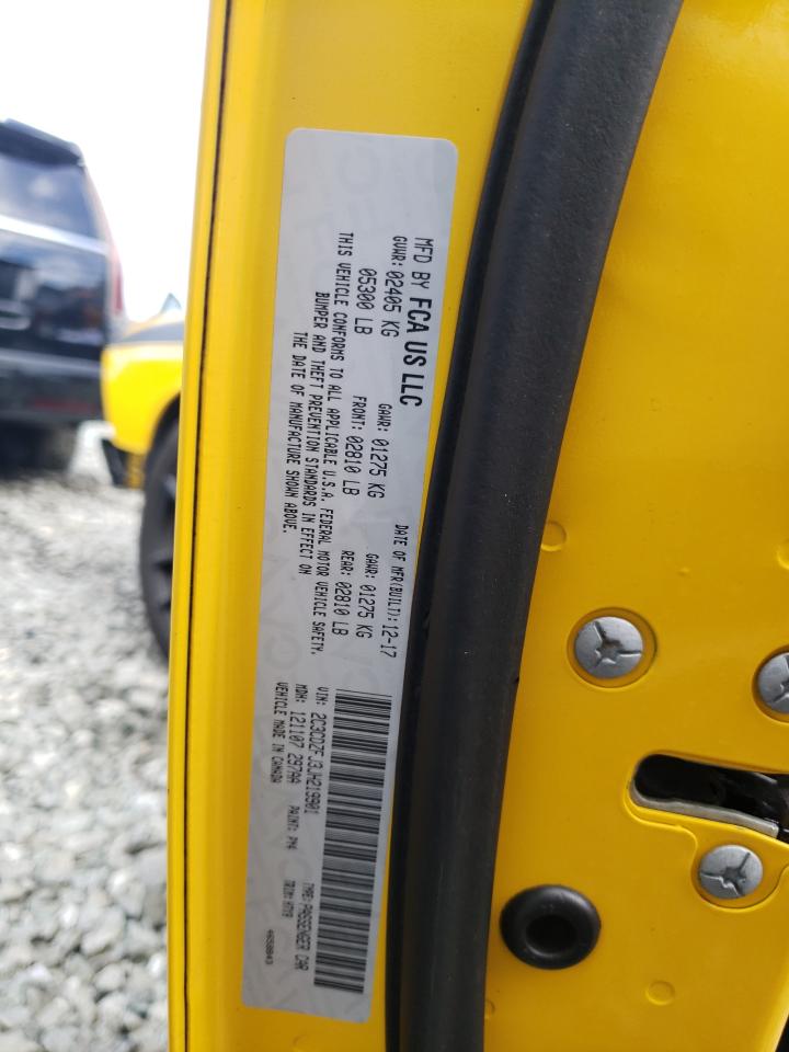 Photo 10 from auction – 2018 DODGE CHALLENGER with VIN 2C3CDZFJ3JH219901