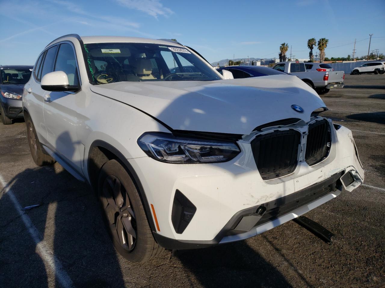 BMW X3 SDRIVE3 2022 with VIN 5UX43DP05N9J50452 - Photo from auction
