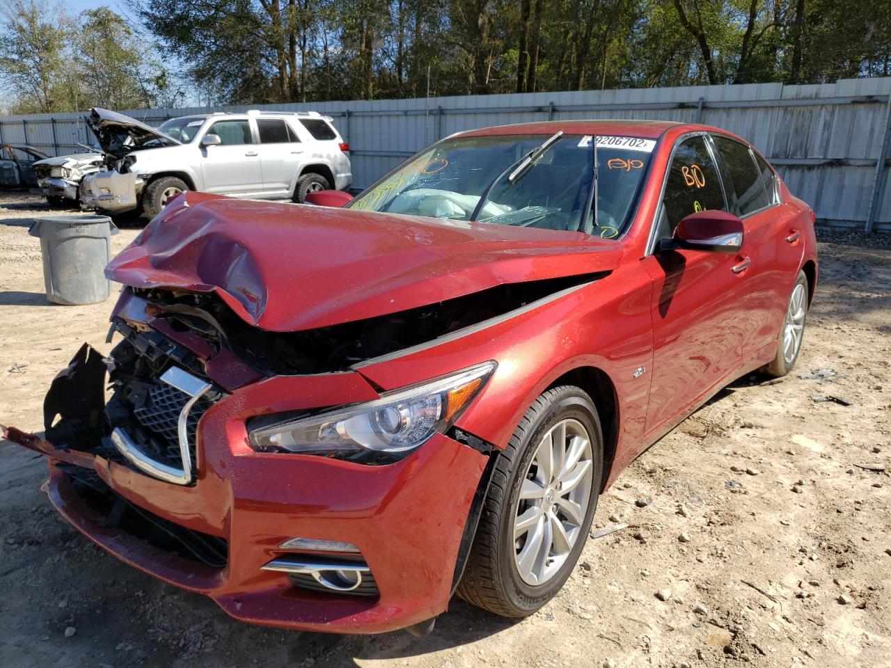 Photo 2 from auction – 2016 INFINITI Q50 BASE with VIN JN1CV7AP8GM203498
