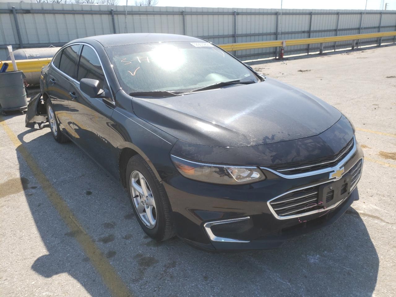 CHEVROLET MALIBU LS 2017 with VIN 1G1ZB5ST5HF225375 - Photo from auction