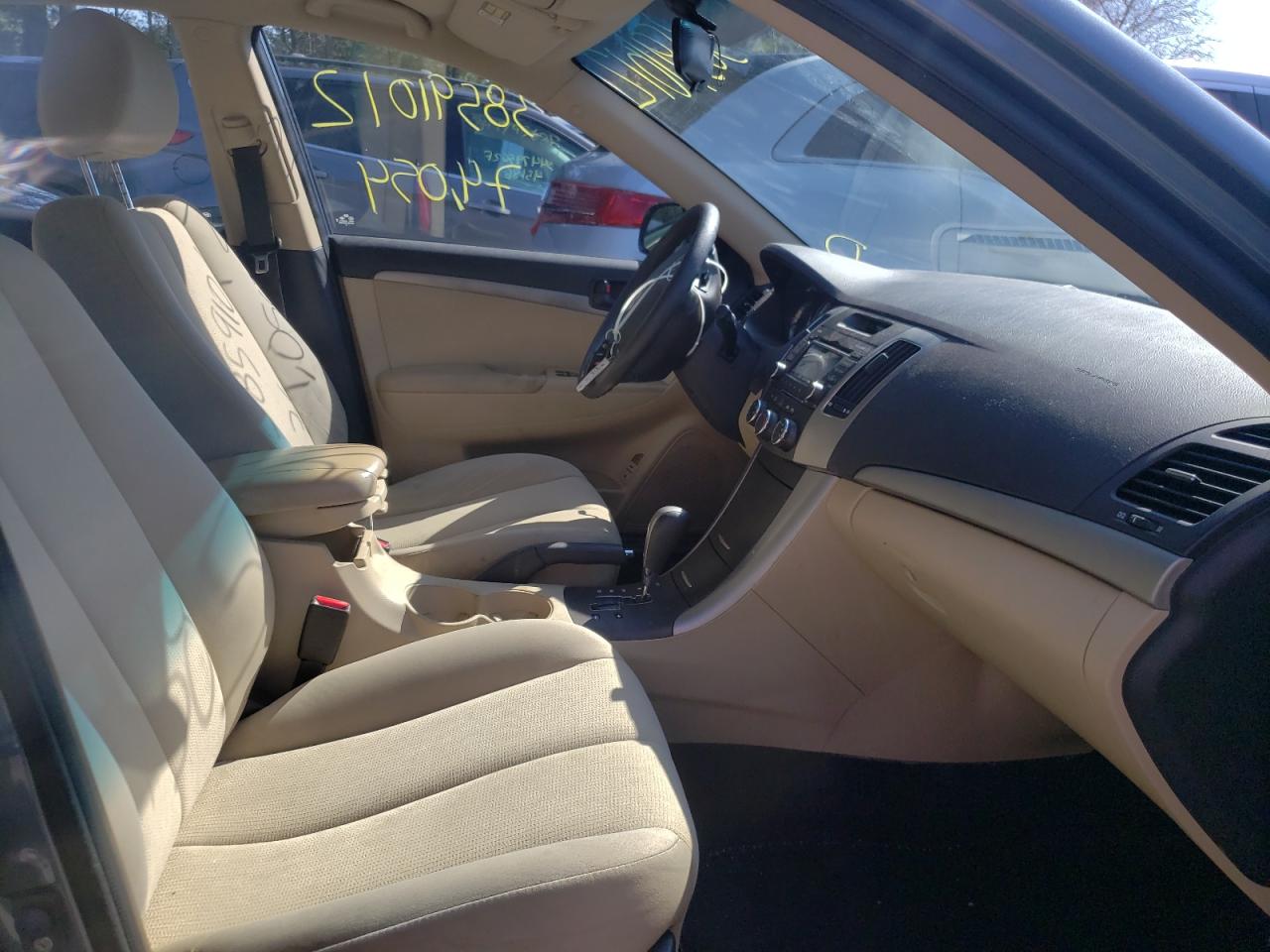 Photo 5 from auction – 2009 HYUNDAI SONATA GLS with VIN 5NPET46C19H487585