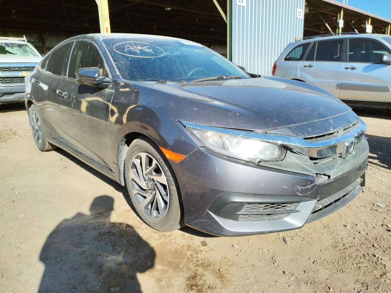 HONDA CIVIC EX 2017 with VIN 2HGFC2F73HH544339 - Photo from auction