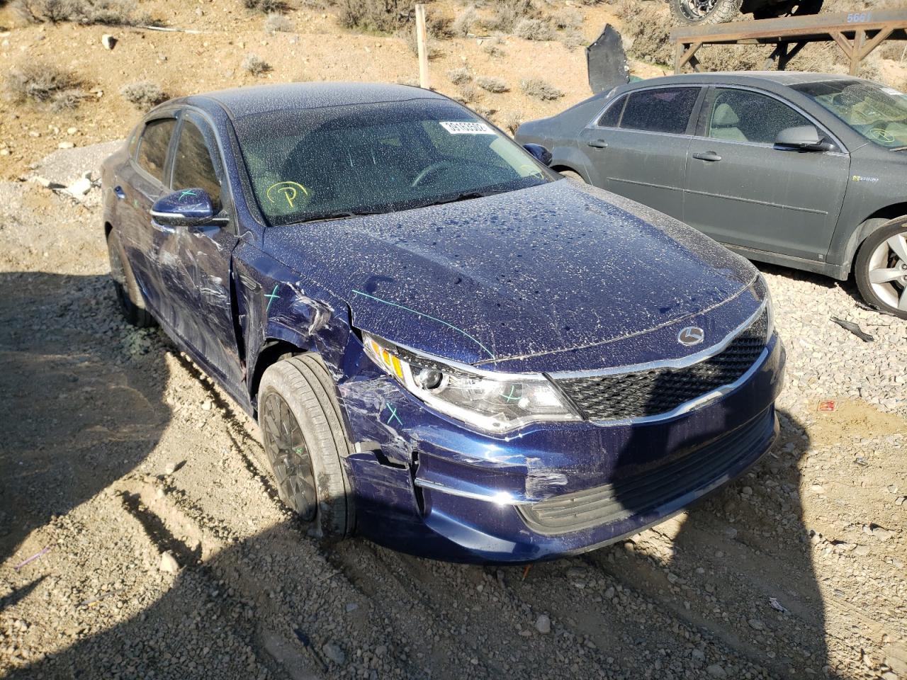 KIA OPTIMA LX 2018 with VIN 5XXGT4L36JG230340 - Photo from auction