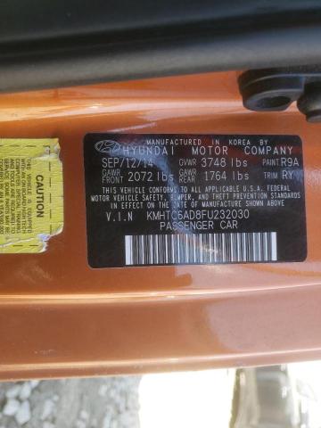 Photo 10 from auction – 2015 HYUNDAI VELOSTER with VIN KMHTC6AD8FU232030