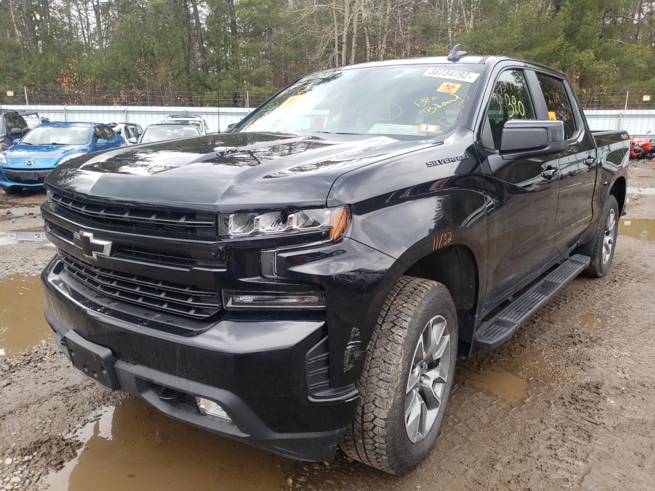 Photo 2 from auction – 2021 CHEVROLET silverado with VIN 1GCUYEEL1MZ336381