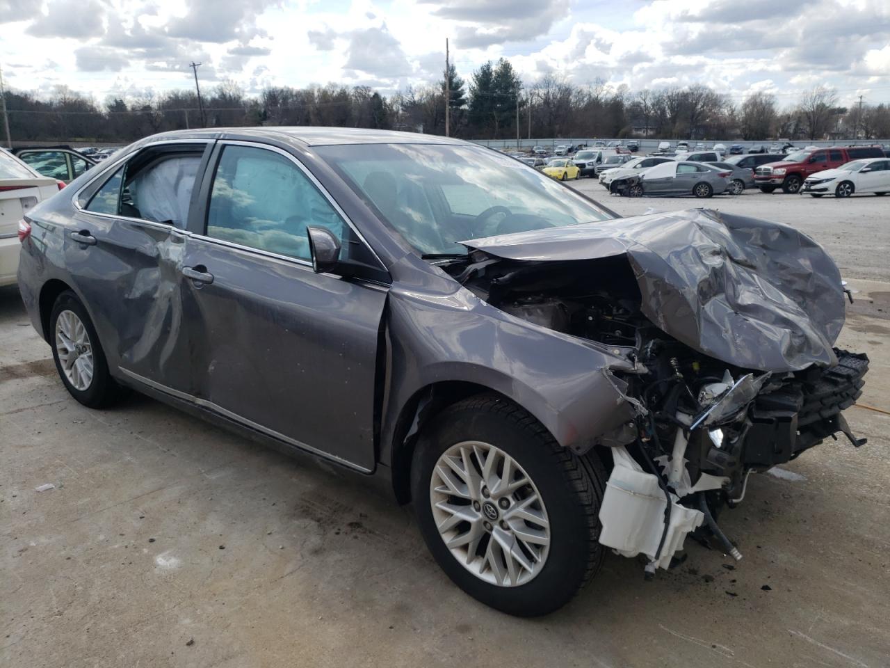 TOYOTA CAMRY LE 2017 with VIN 4T1BF1FK9HU658373 - Photo from auction
