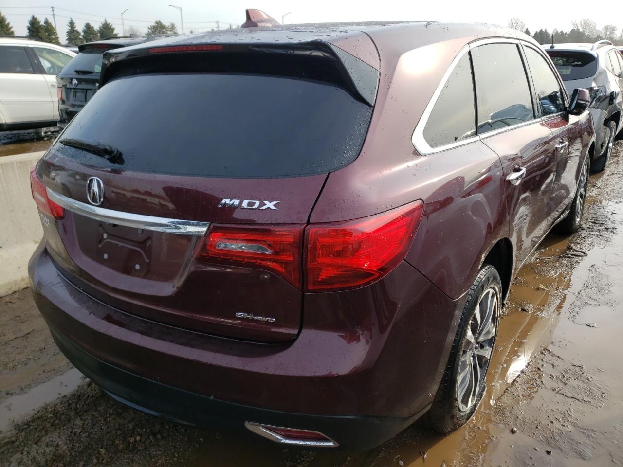 Photo 4 from auction – 2016 ACURA MDX TECHNO with VIN 5FRYD4H41GB034805