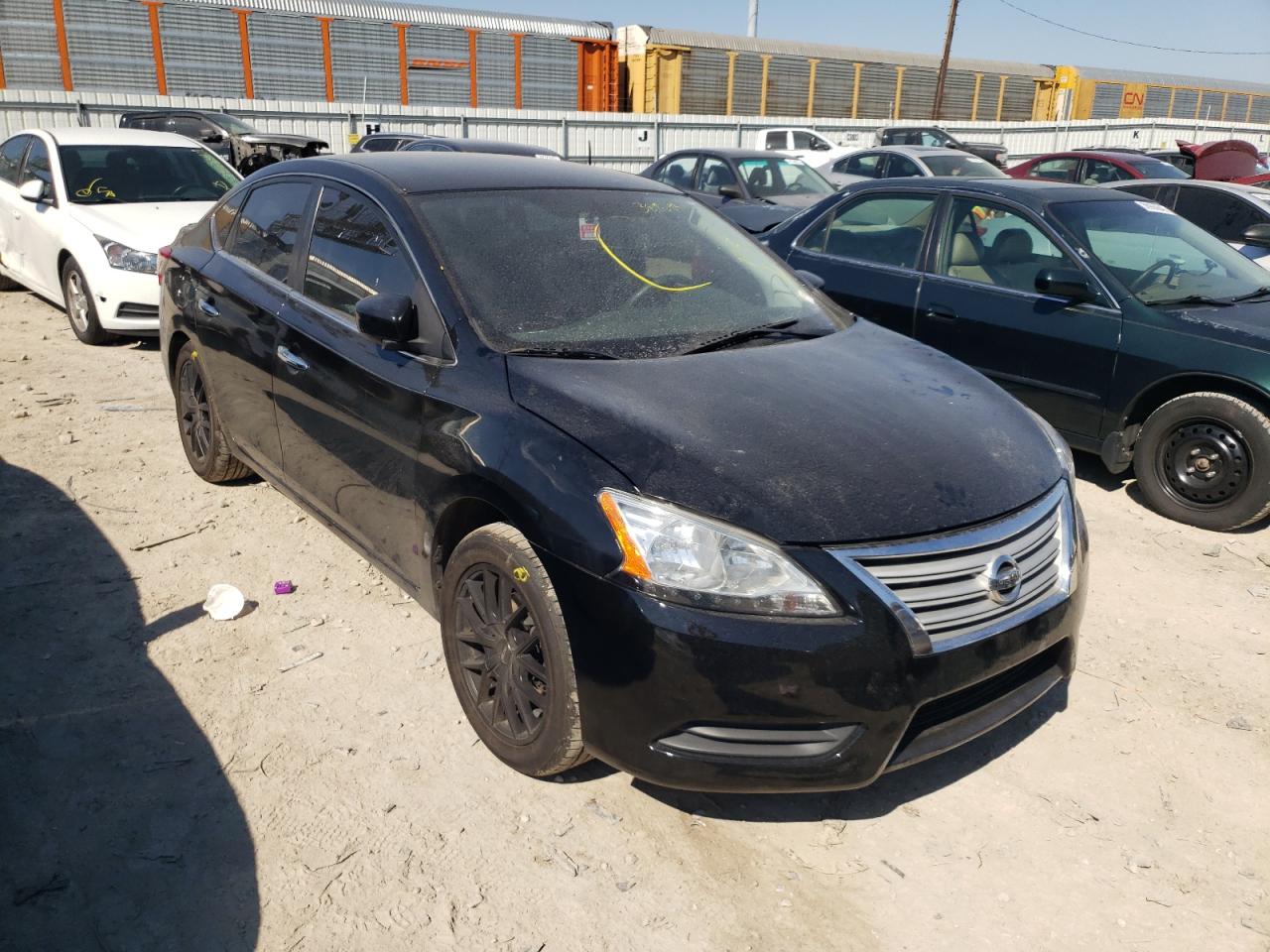 NISSAN SENTRA S 2013 with VIN 3N1AB7AP3DL745520 - Photo from auction
