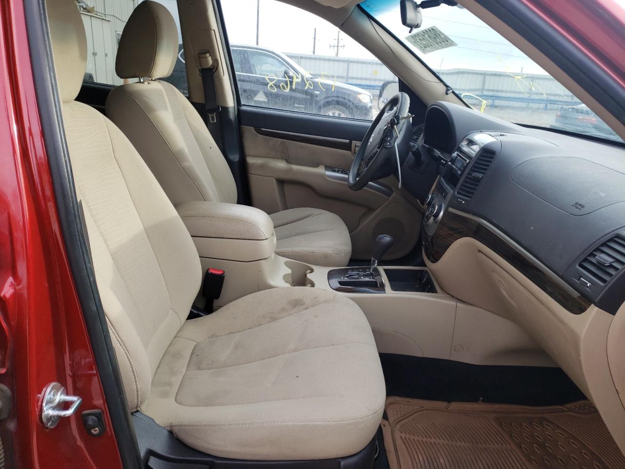 Photo 5 from auction – 2010 HYUNDAI SANTA FE G with VIN 5NMSGDAB7AH356782