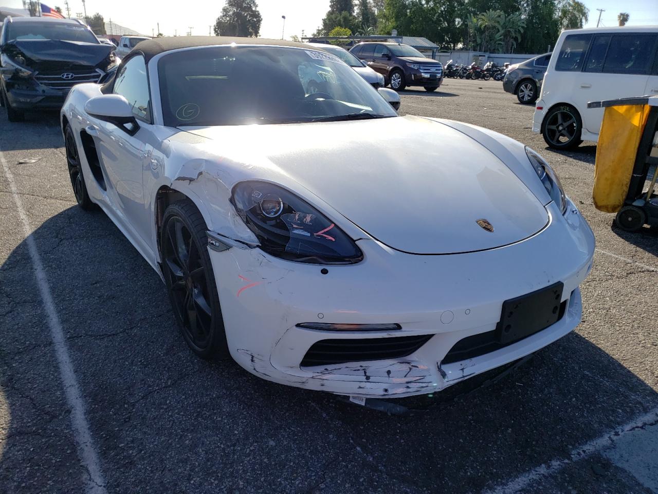 PORSCHE BOXSTER BA 2019 with VIN WP0CA2A80KS211409 - Photo from auction