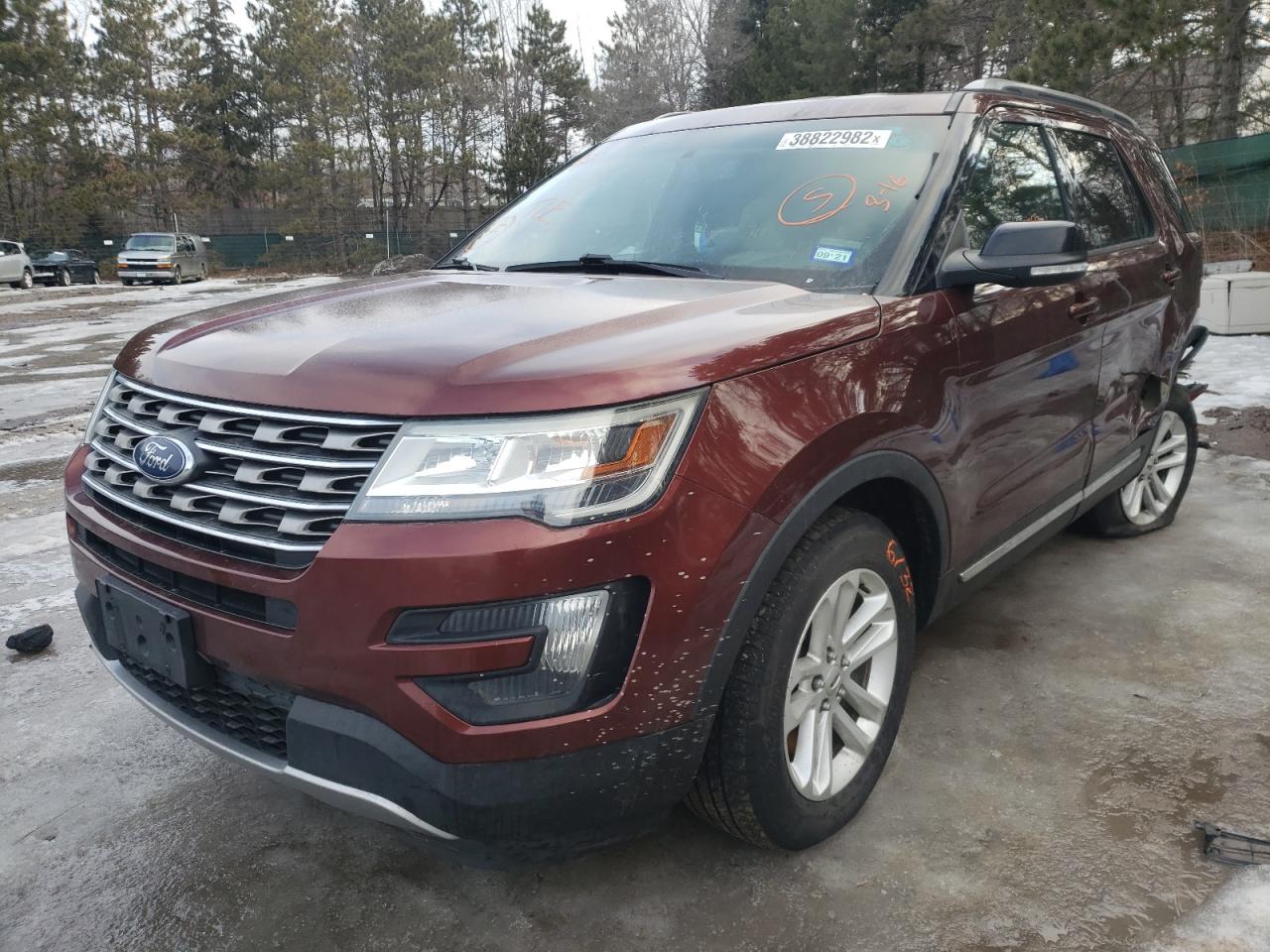 Photo 2 from auction – 2016 FORD EXPLORER X with VIN 1FM5K7DH2GGA61744
