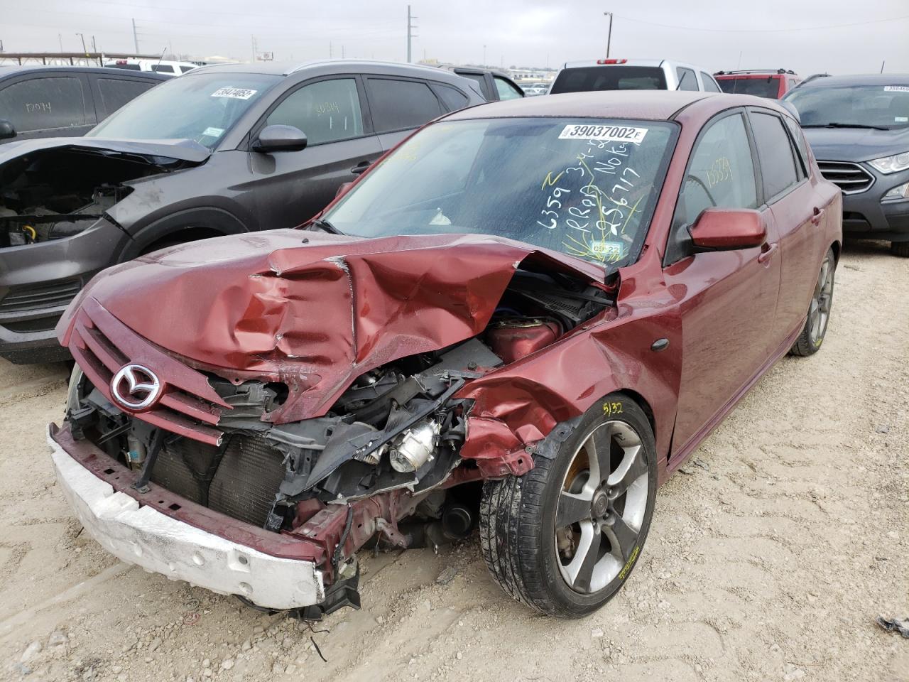 MAZDA 3 HATCHBAC 2006 with VIN JM1BK143561433846 - Photo from auction