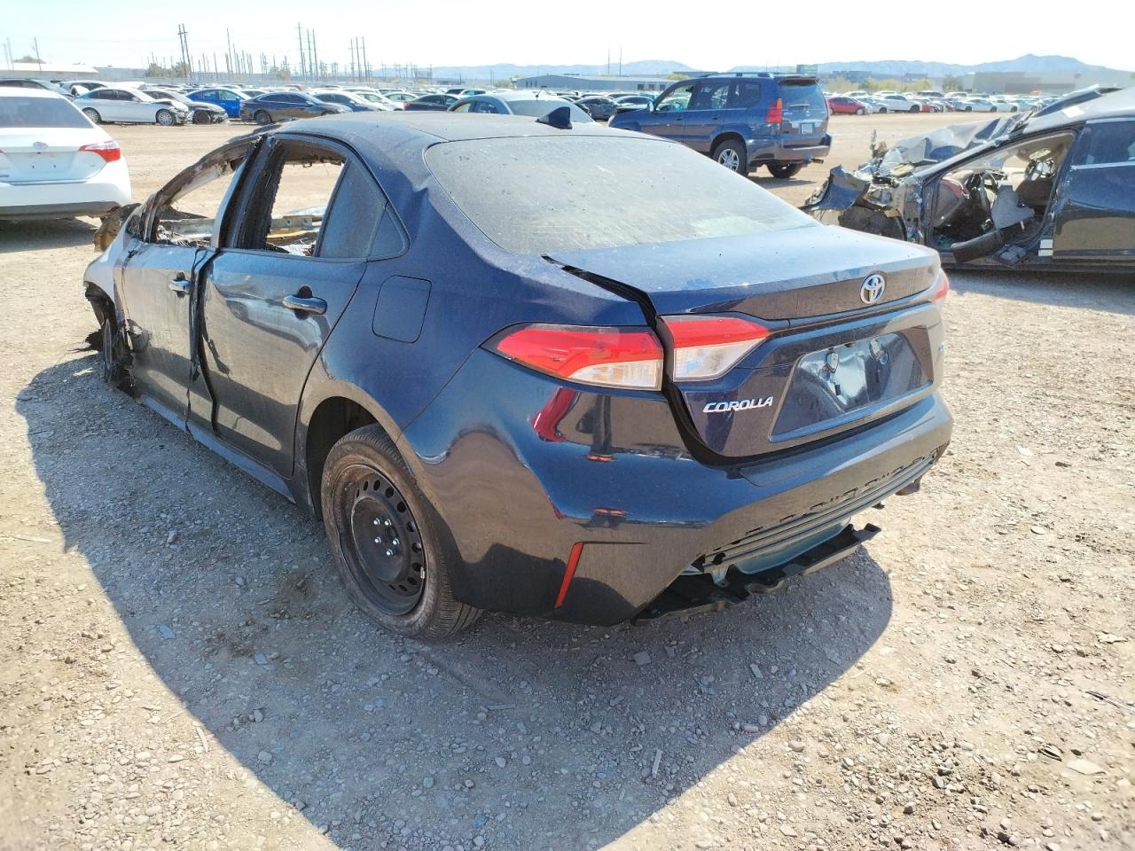 Photo 3 from auction – 2021 TOYOTA COROLLA LE with VIN JTDEPMAE3MJ178598