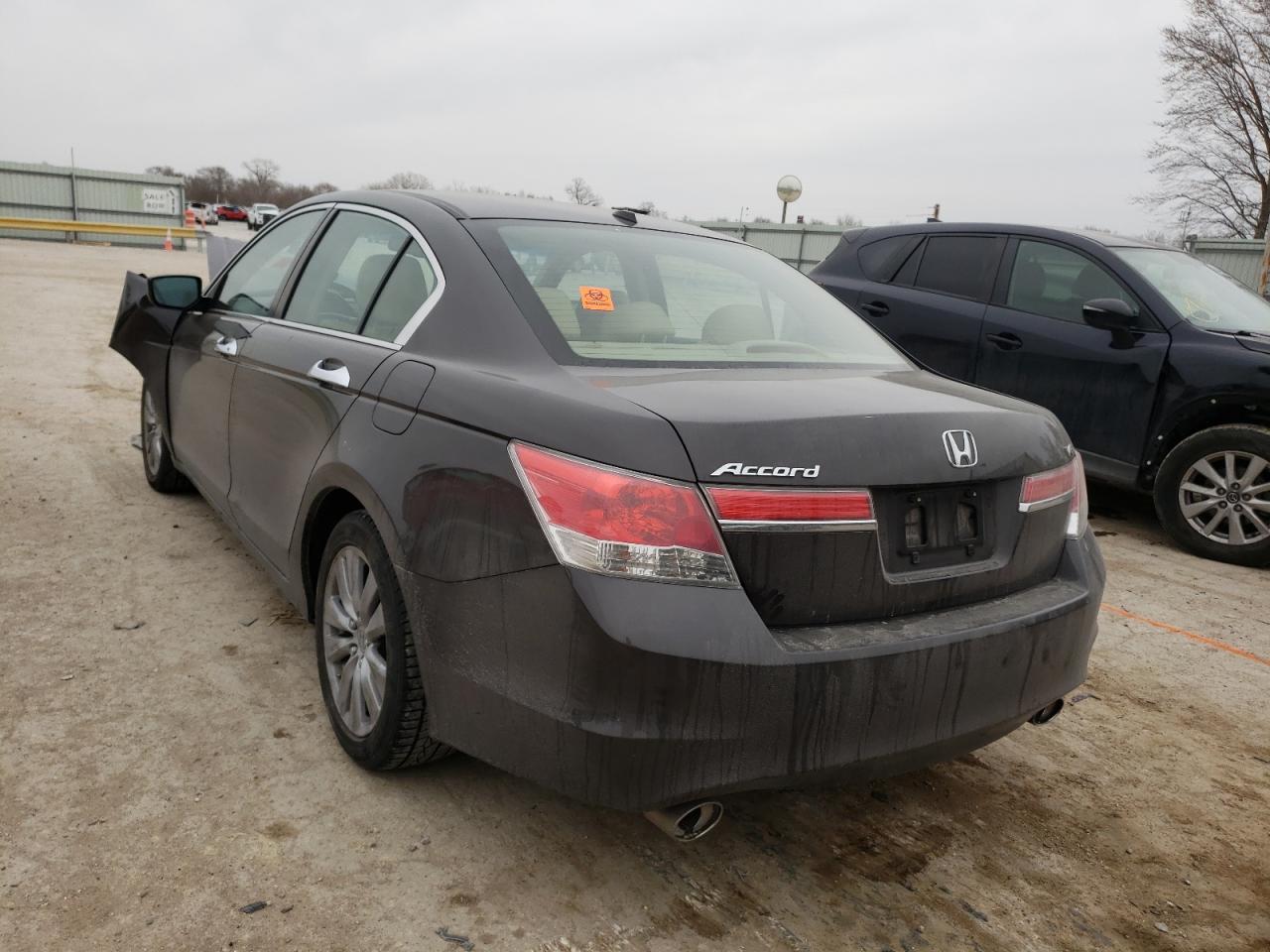 Photo 3 from auction – 2012 HONDA ACCORD EXL with VIN 1HGCP3F87CA009124