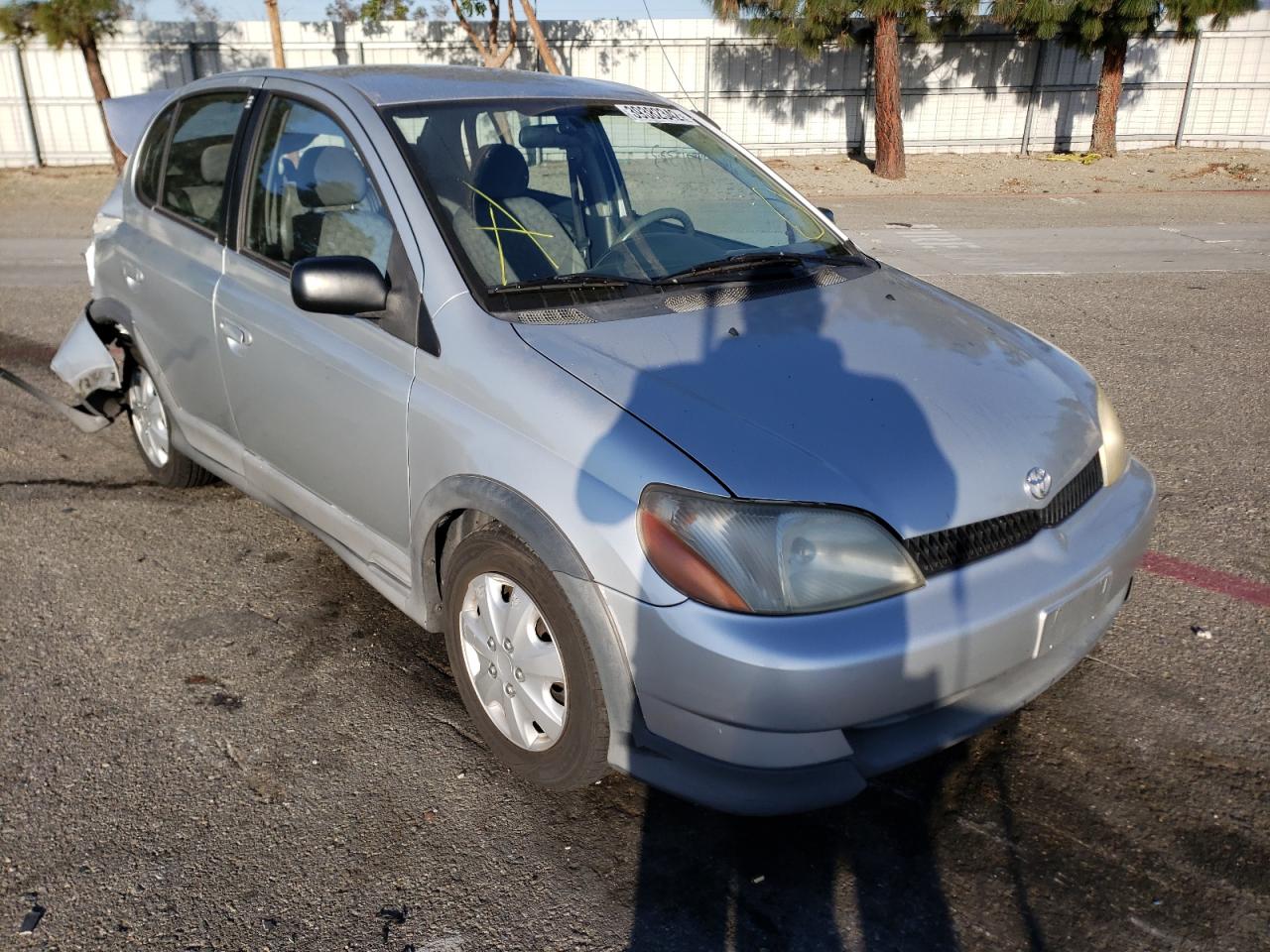 TOYOTA ECHO 2000 with VIN JTDBT1232Y0030125 - Photo from auction
