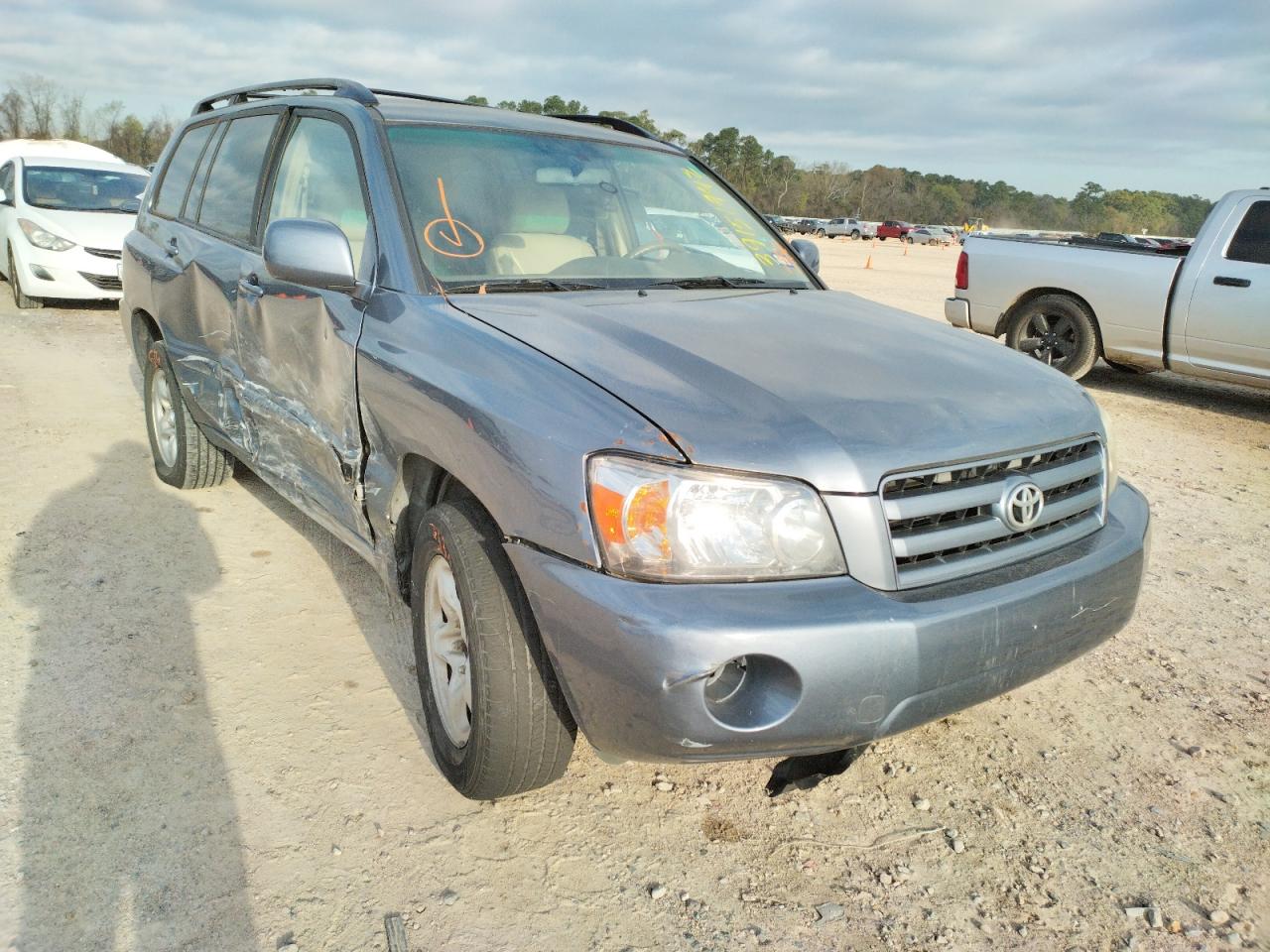 TOYOTA HIGHLANDER 2006 with VIN JTEGP21A860124938 - Photo from auction