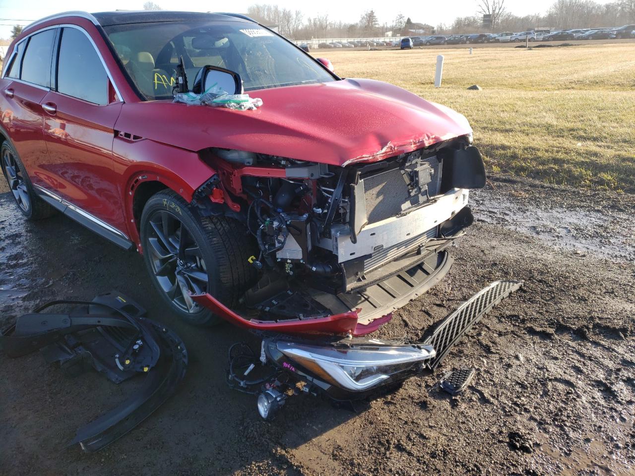 Photo 9 from auction – 2019 INFINITI QX50 ESSEN with VIN 3PCAJ5M34KF144223