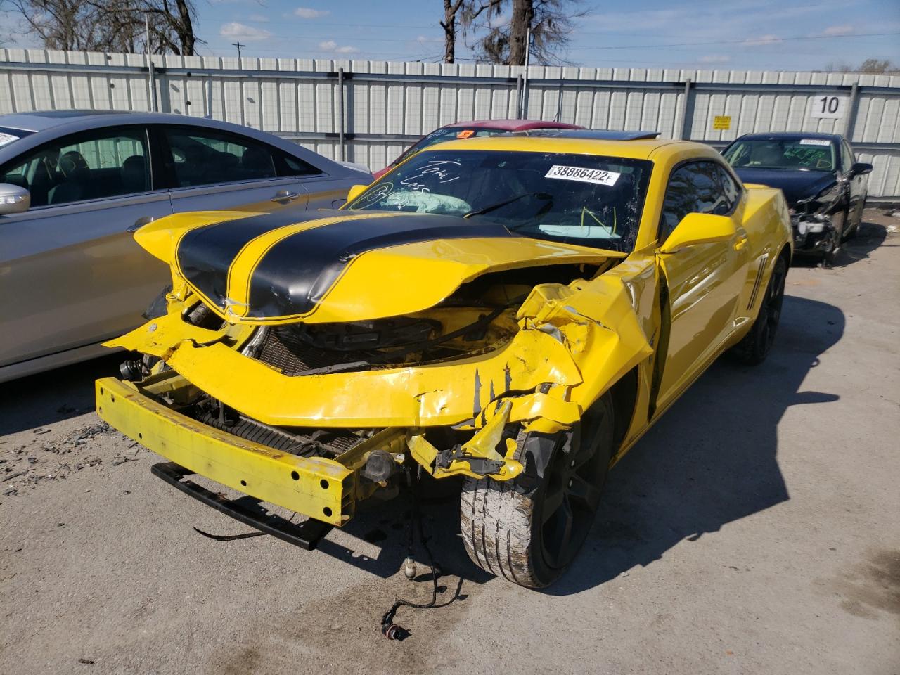 Photo 2 from auction – 2010 CHEVROLET CAMARO LT with VIN 2G1FC1EV5A9136135
