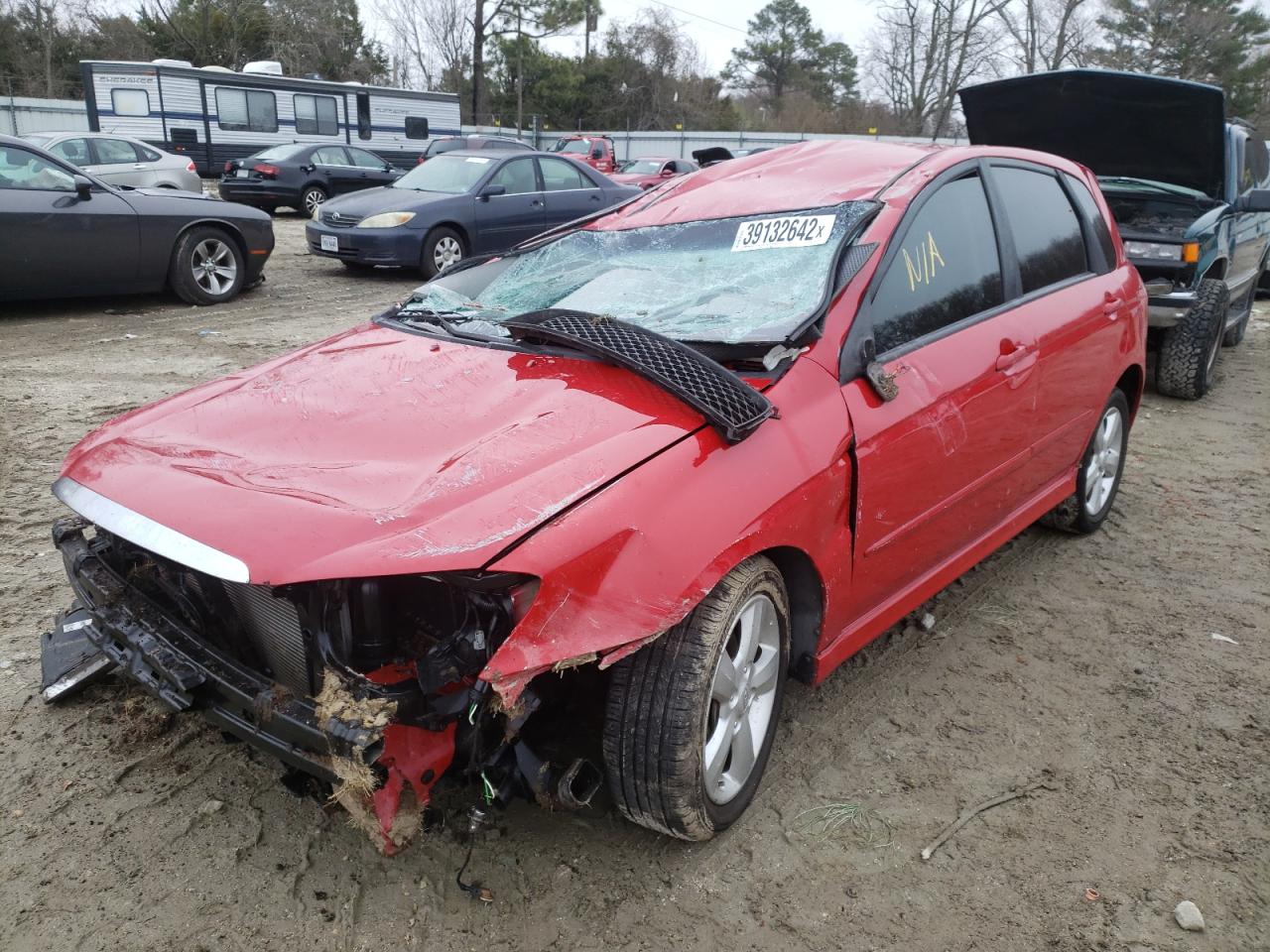 Photo 2 from auction – 2008 KIA SPECTRA5 5 with VIN KNAFE161485015386