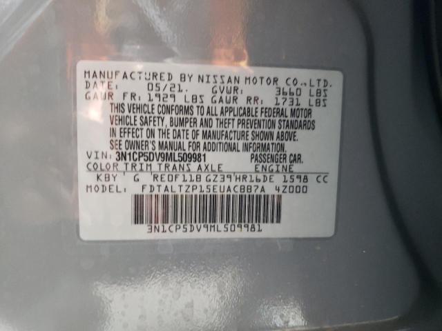 Photo 10 from auction – 2021 NISSAN KICKS SR with VIN 3N1CP5DV9ML509981