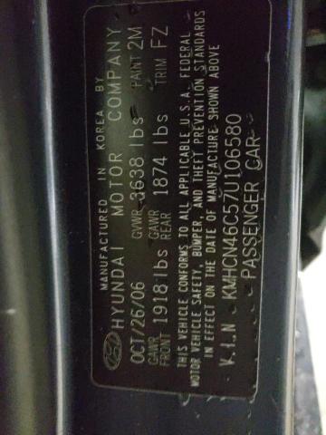 Photo 10 from auction – 2007 HYUNDAI ACCENT with VIN KMHCN46C57U106580