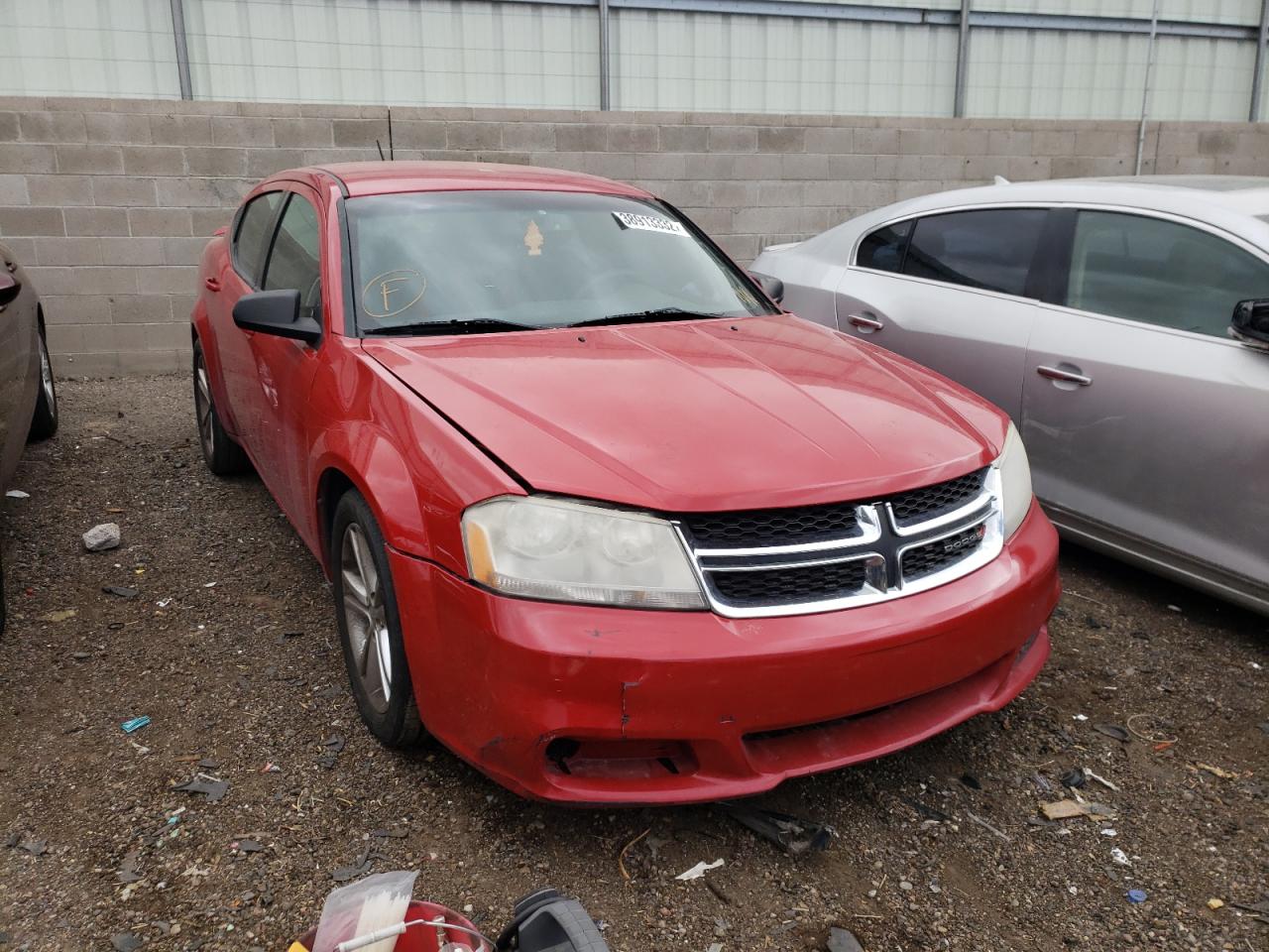 Photo 9 from auction – 2012 DODGE AVENGER SE with VIN 1C3CDZAG5CN315650