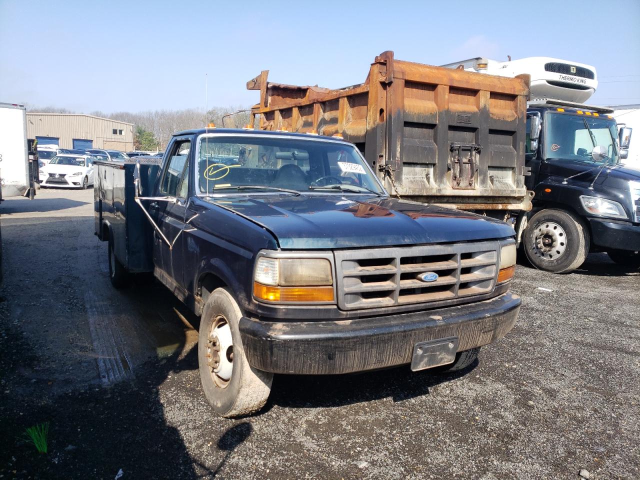 FORD F350 1997 with VIN 1FDKF37F6VEC11762 - Photo from auction