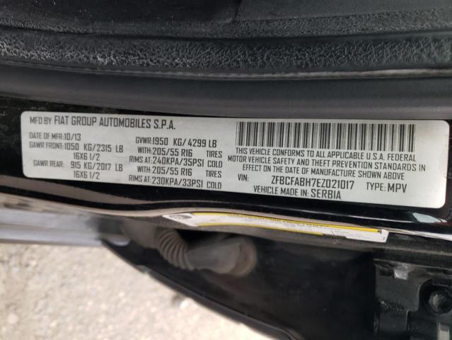 Zdjęcie 10 z aukcji – 2014 FIAT 500L EASY z VIN ZFBCFABH7EZ021017