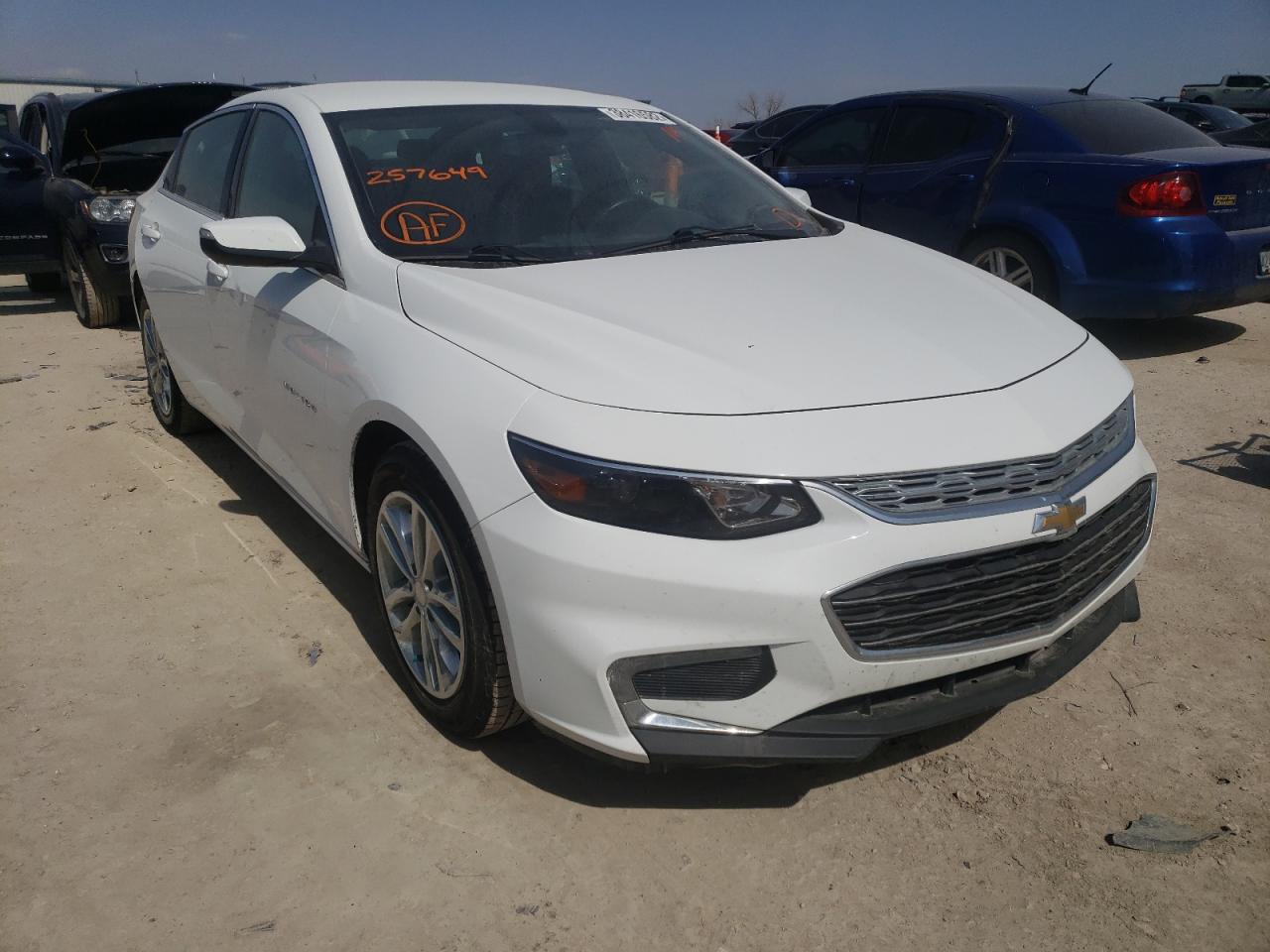 Photo 1 from auction – 2016 CHEVROLET MALIBU LT with VIN 1G1ZE5ST3GF257649