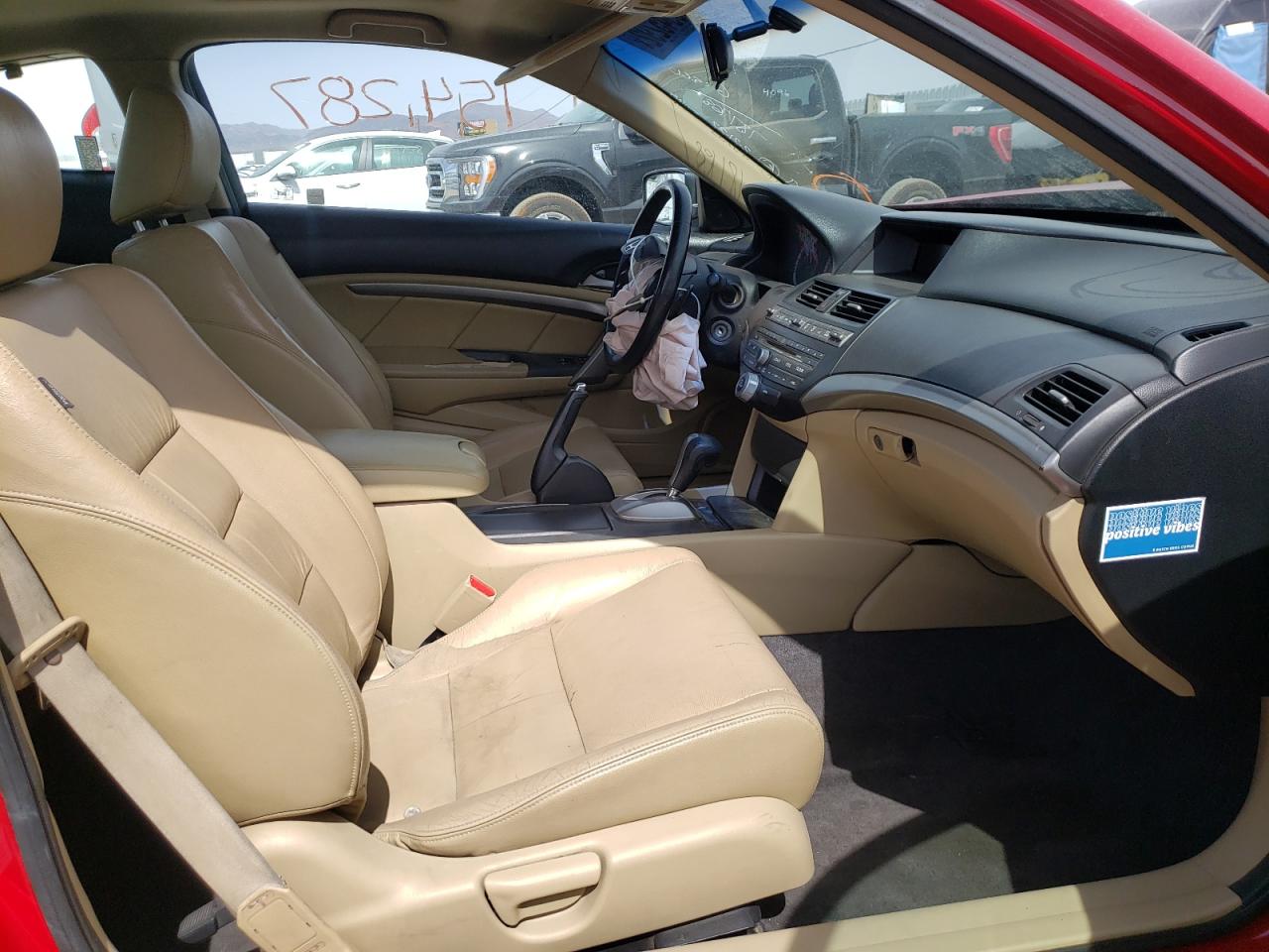Photo 5 from auction – 2011 HONDA ACCORD EXL with VIN 1HGCS2B81BA001372