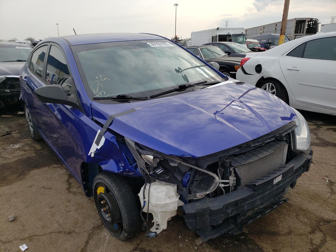HYUNDAI ACCENT GLS 2012 with VIN KMHCT4AE7CU210934 - Photo from auction