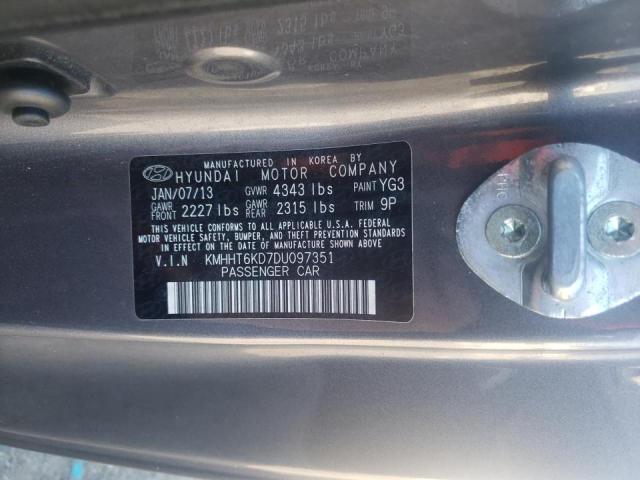 Photo 10 from auction – 2013 HYUNDAI GENESIS with VIN KMHHT6KD7DU097351