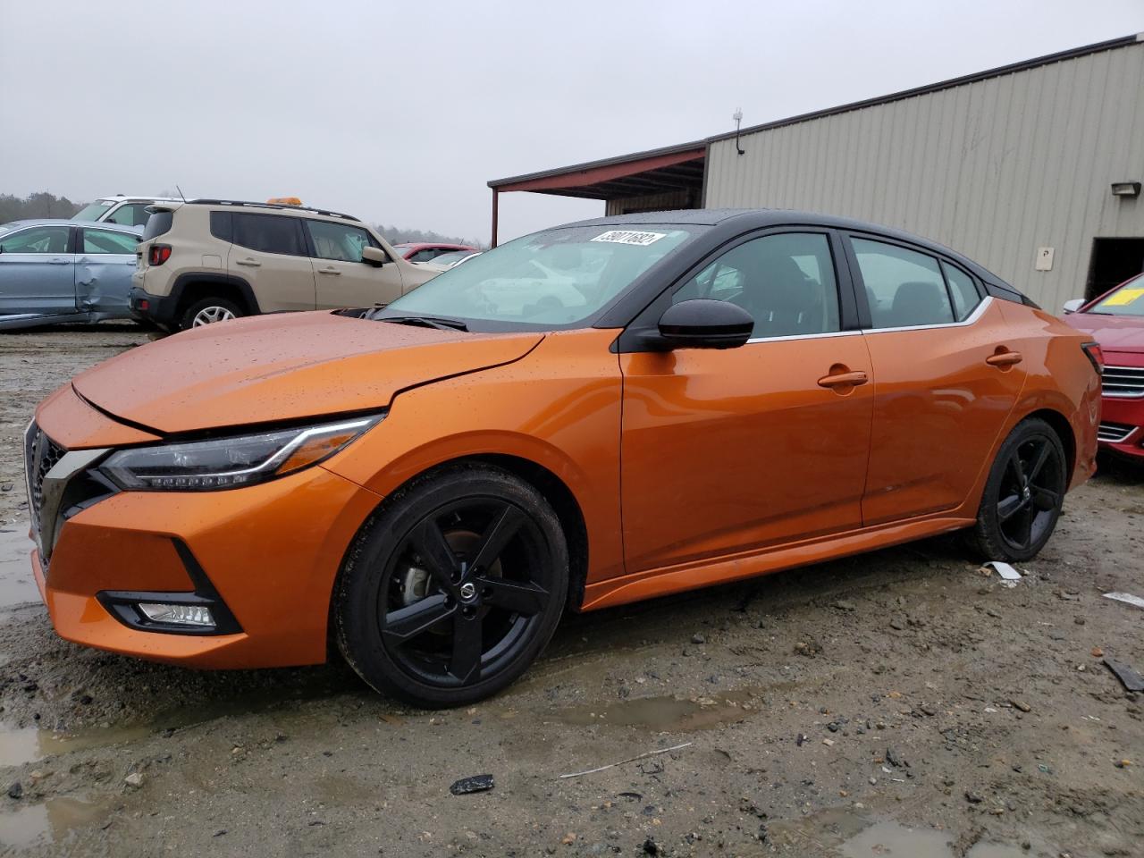 Photo 2 from auction – 2021 NISSAN SENTRA SR with VIN 3N1AB8DV6MY332106