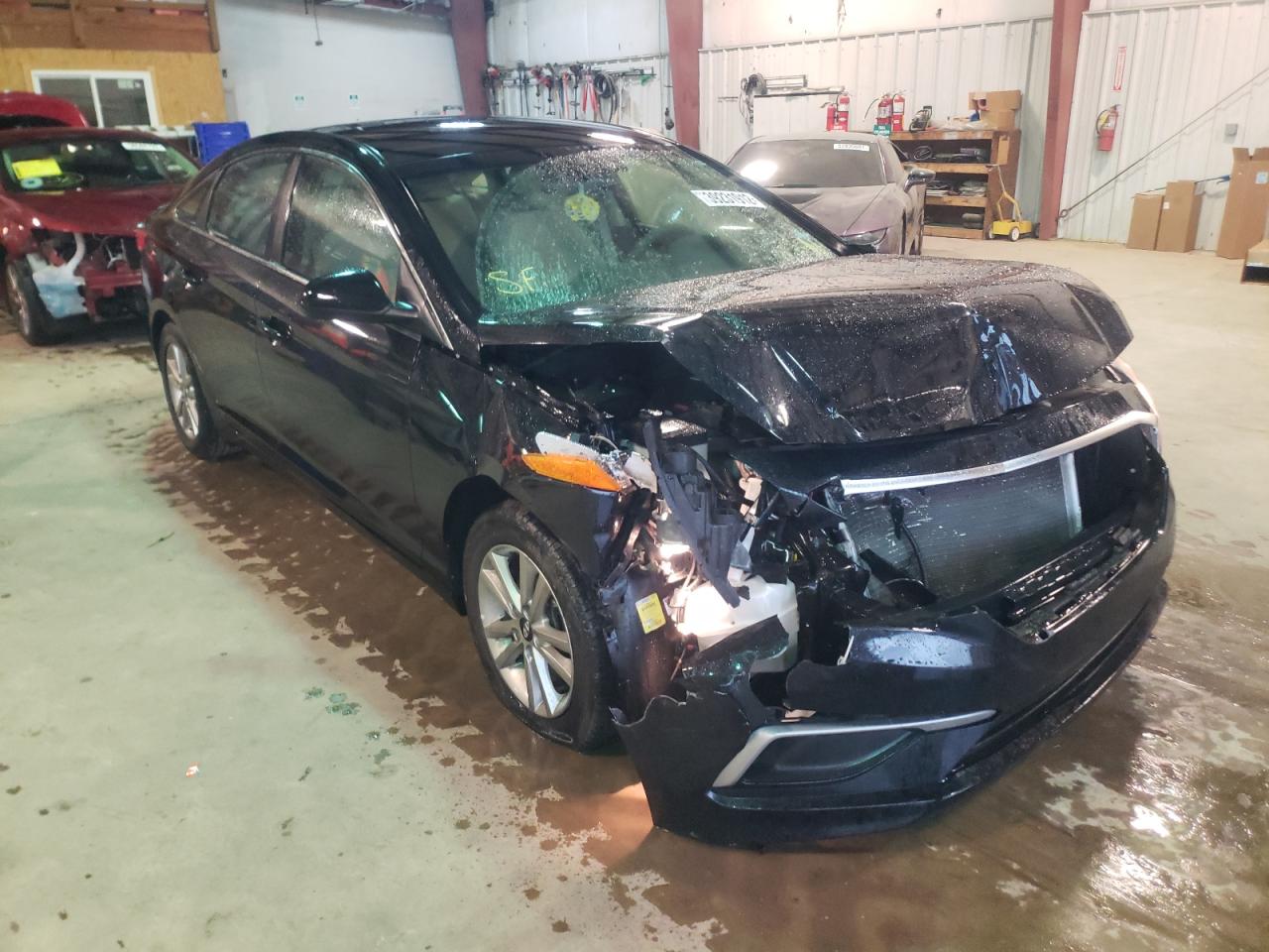 HYUNDAI SONATA SE 2017 with VIN 5NPE24AF0HH447064 - Photo from auction