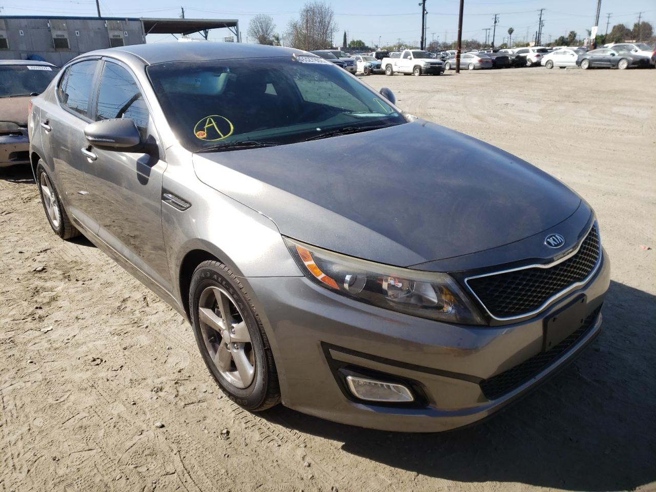 KIA OPTIMA LX 2015 with VIN 5XXGM4A79FG458164 - Photo from auction