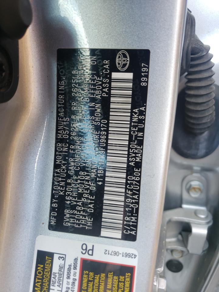 Photo 10 from auction – 2015 TOYOTA CAMRY LE with VIN 4T1BF1FK9FU969170