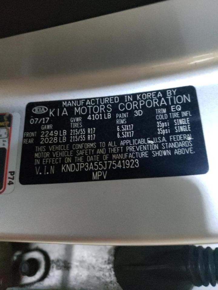 Foto 10 de la subasta – 2018 KIA SOUL + con VIN KNDJP3A55J7541923