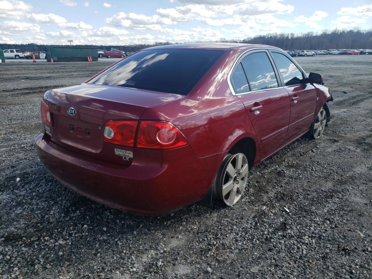 Photo 4 from auction – 2008 KIA OPTIMA LX with VIN KNAGE123685259228