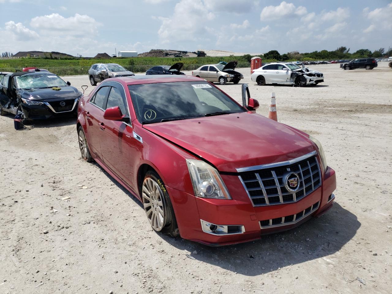 CADILLAC CTS PREMIU 2012 with VIN 1G6DP5E3XC0158530 - Photo from auction